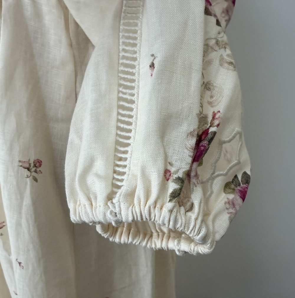 ZIMMERMANN Patience Plunge Midi Dress - Picture 8 of 9